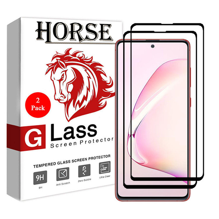 محافظ صفحه نمایش 5D هورس مدل FAG مناسب برای گوشی موبایل سامسونگ Galaxy Note10 Lite بسته دو عددی