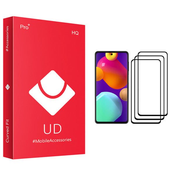 محافظ صفحه نمایش یو دی مدل +PRO مناسب برای گوشی موبایل سامسونگ Galaxy M62 بسته سه عددی