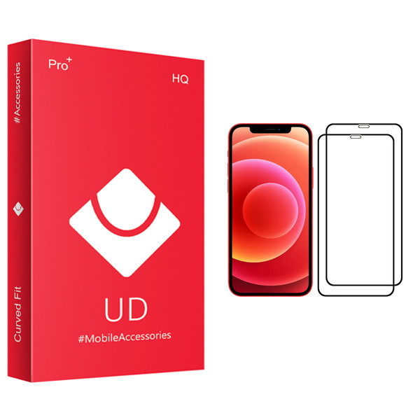 محافظ صفحه نمایش یو دی مدل HQ مناسب برای گوشی موبایل اپل iPhone 12 mini بسته دو عددی