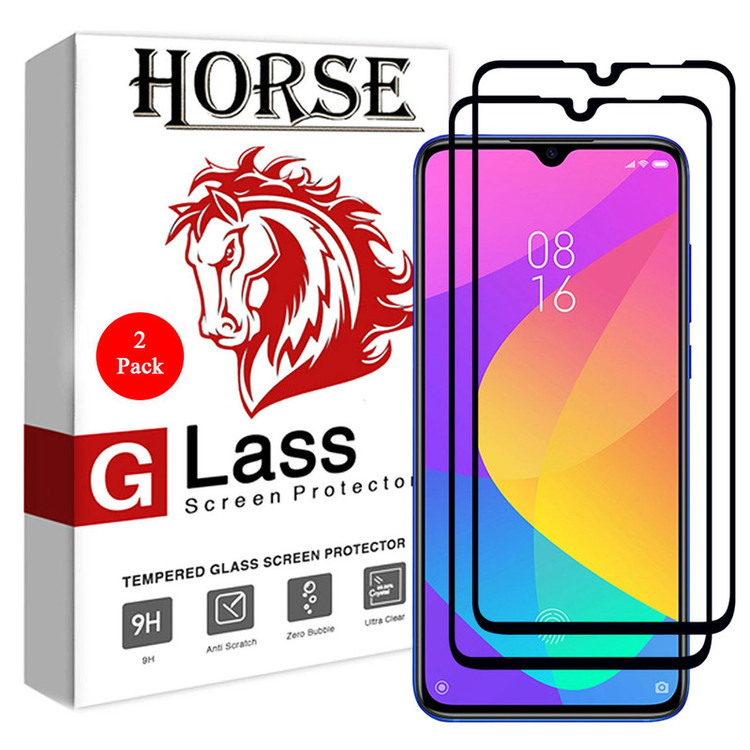 محافظ صفحه نمایش 5D هورس مدل FAG مناسب برای گوشی موبایل شیائومی Mi 9 Lite بسته دو عددی