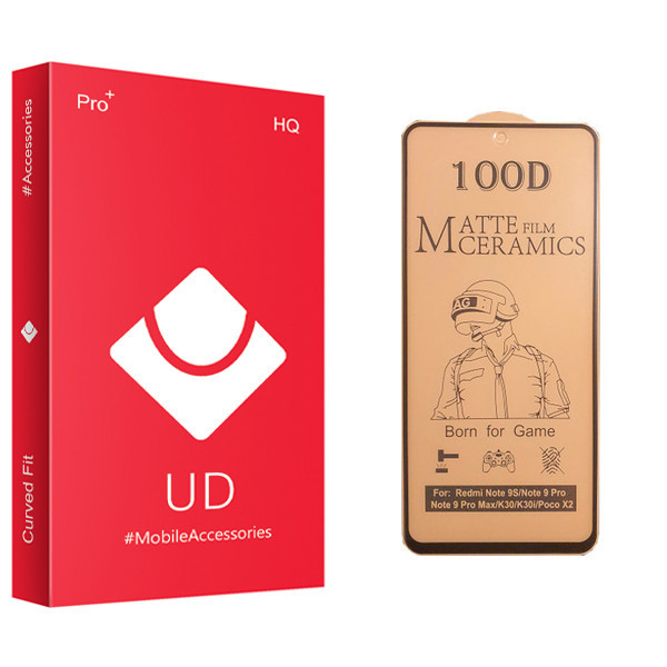 محافظ صفحه نمایش مات یو دی مدل HQ مناسب برای گوشی موبایل شیائومی Redmi Note 9s