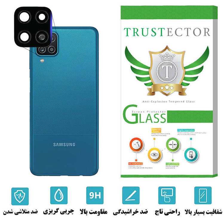 محافظ لنز دوربین تراستکتور مدل FLTA مناسب برای گوشی موبایل سامسونگ Galaxy A12