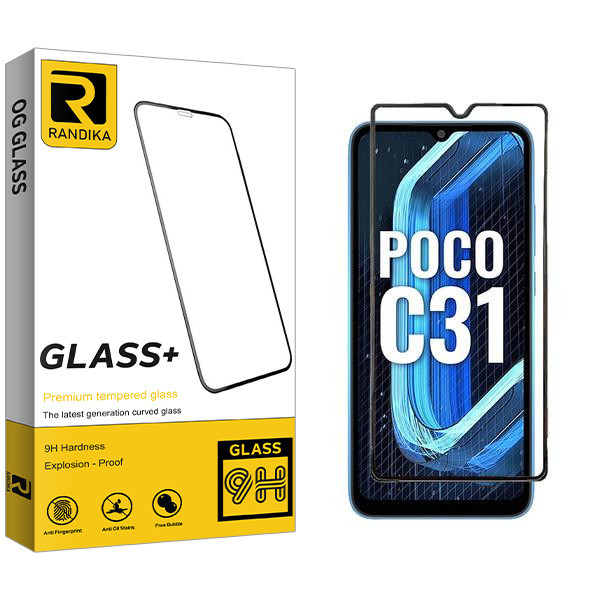 محافظ صفحه نمایش راندیکا مدل RK مناسب برای گوشی موبایل شیائومی Poco C31