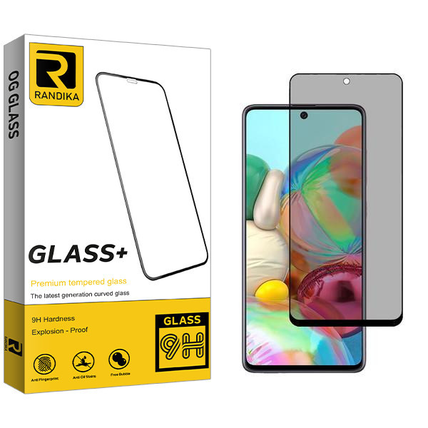محافظ صفحه نمایش حریم شخصی راندیکا مدل RK مناسب برای گوشی موبایل سامسونگ Galaxy A71
