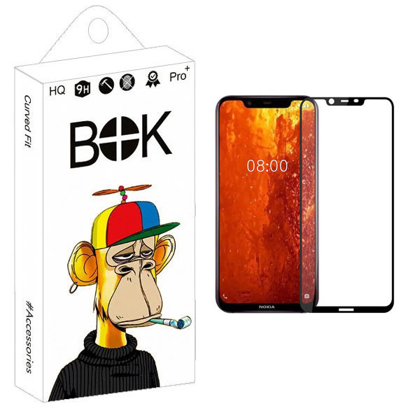 محافظ صفحه نمایش بوک مدل Thin Full مناسب برای گوشی موبایل نوکیا X7 / 8.1
