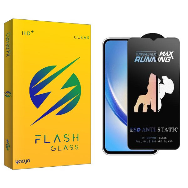 محافظ صفحه نمایش یاکیا مدل Ycanewpkg Running Max مناسب برای گوشی موبایل سامسونگ Galaxy A34