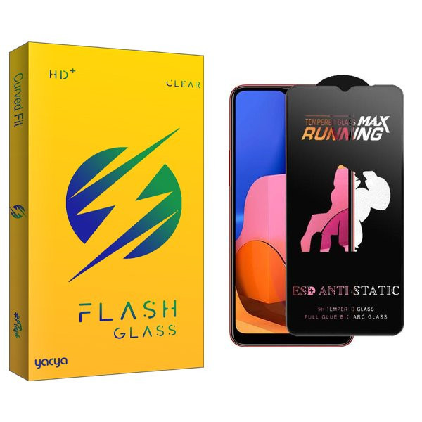 محافظ صفحه نمایش یاکیا مدل Ycanewpkg Running Max مناسب برای گوشی موبایل سامسونگ Galaxy A20s