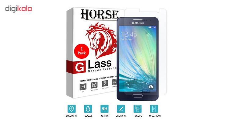 محافظ صفحه نمایش هورس مدل UCC مناسب برای گوشی موبایل سامسونگ Galaxy A3 2015
