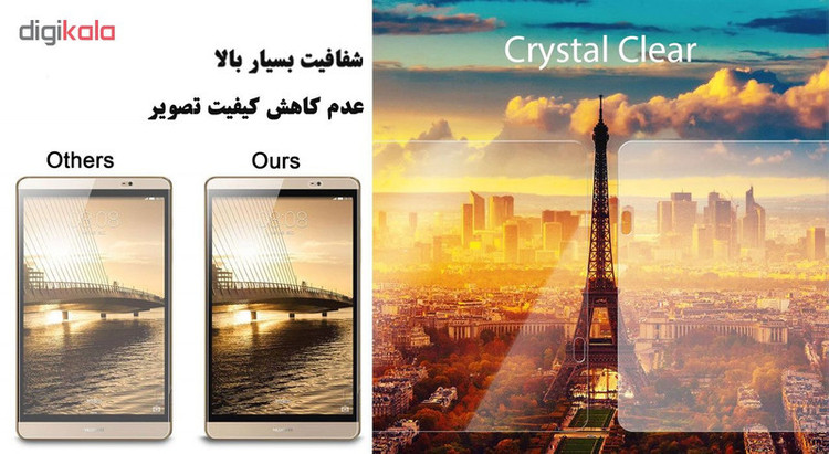 محافظ صفحه نمایش گلس هورس مدل UCC مناسب برای تبلت هوآوی MediaPad M2 8 بسته دو عددی
