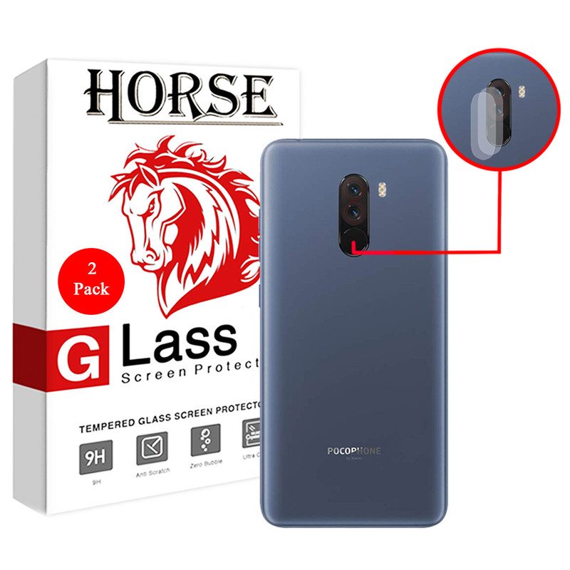 محافظ لنز دوربین هورس مدل UTF مناسب برای گوشی موبایل شیائومی Pocophone F1 بسته دو عددی
