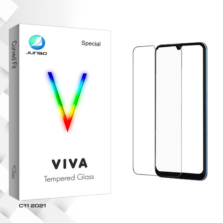 محافظ صفحه نمایش شیشه ای جانبو مدل Viva Glass مناسب برای گوشی موبایل ریلمی C11 2021