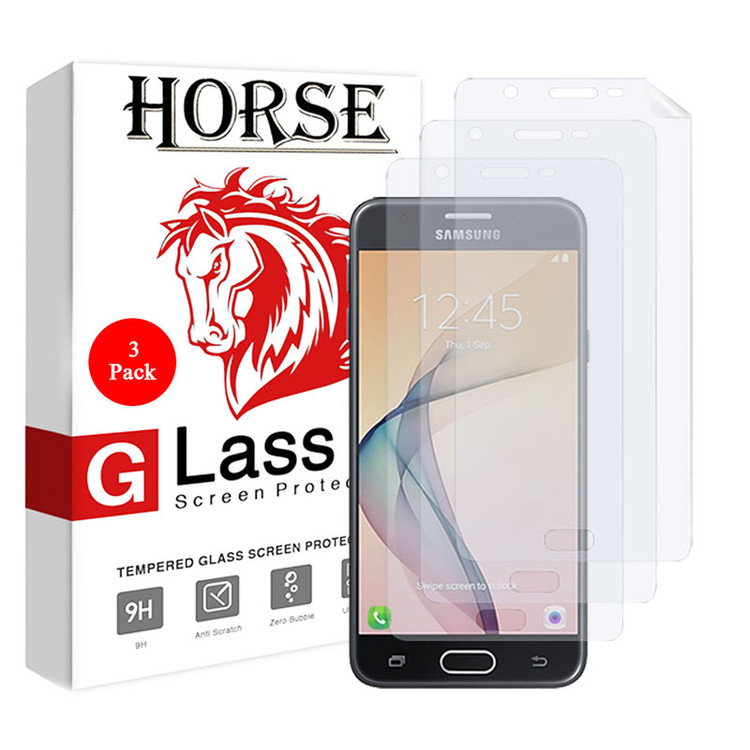 محافظ صفحه نمایش هورس مدل FSN مناسب برای گوشی موبایل سامسونگ Galaxy J5 Prime بسته سه عددی