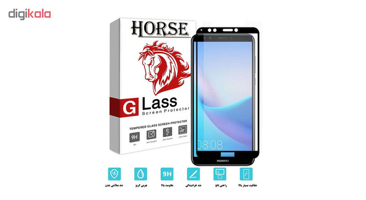 محافظ صفحه نمایش هورس مدل FAG مناسب برای گوشی موبایل آنر 7C مجموعه دو عددی