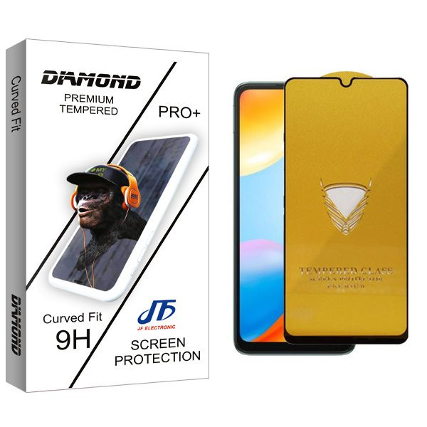 محافظ صفحه نمایش جی اف مدل Diamond2 OG مناسب برای گوشی موبایل شیائومی Redmi 10C / Redmi 12C / Poco C40 / Redmi A3