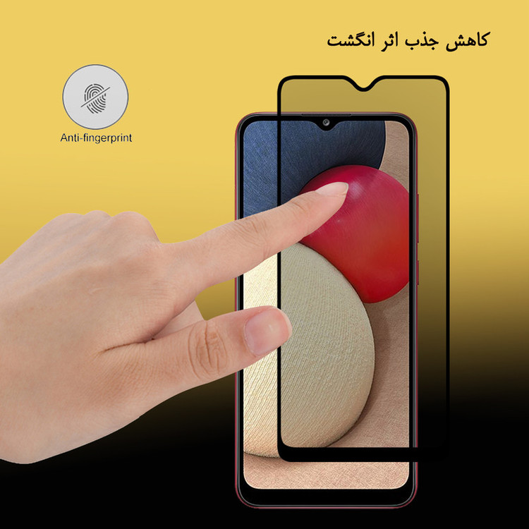 محافظ صفحه نمایش حریم شخصی هورس مدل SSP مناسب برای گوشی موبایل سامسونگ Galaxy A02s بسته سه عددی