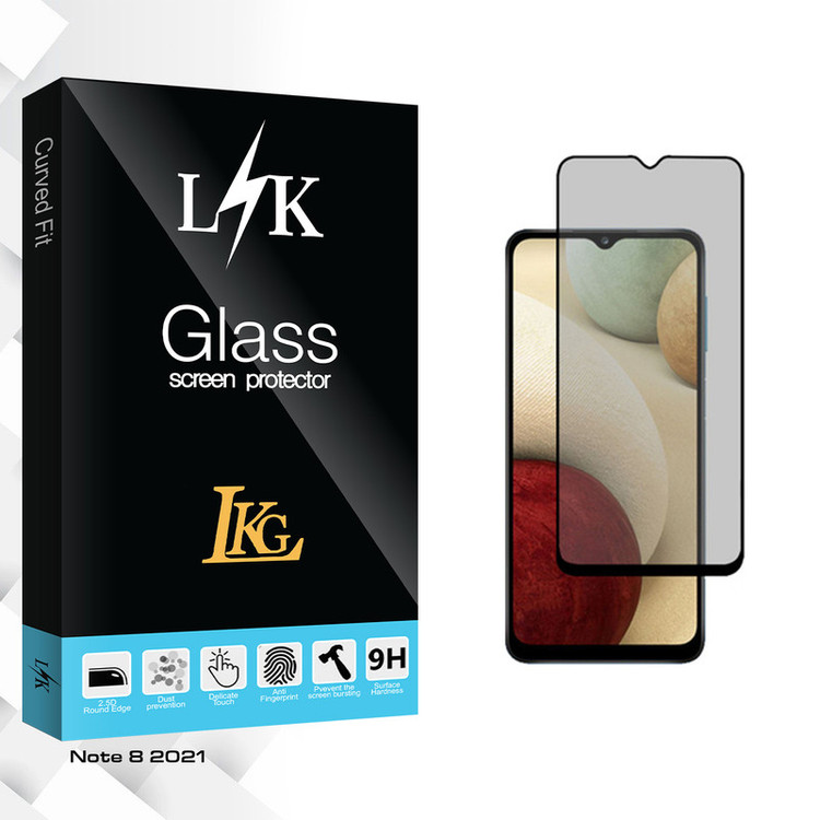 محافظ صفحه نمایش سرامیکی مات ال کا جی مدل LK Glass NEW مناسب برای گوشی موبایل شیائومی Note 8 2021