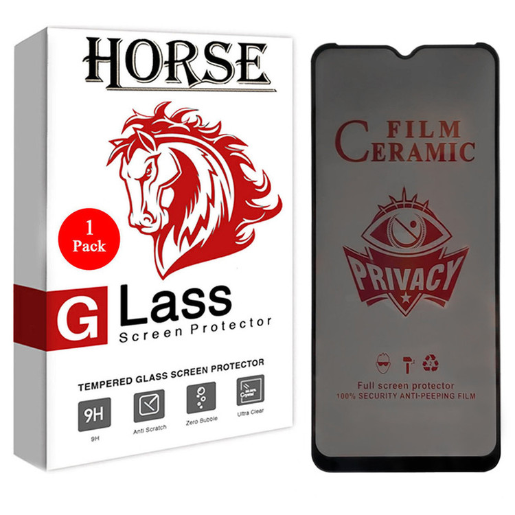 محافظ صفحه نمایش سرامیکی حریم شخصی هورس مدل CRP مناسب برای گوشی موبایل سامسونگ Galaxy F12