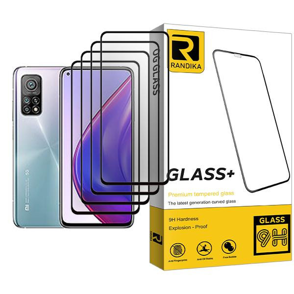 محافظ صفحه نمایش راندیکا مدل Randika Glass MIX004 مناسب برای گوشی موبایل شیائومی Mi 10T Pro 5G بسته چهار عددی