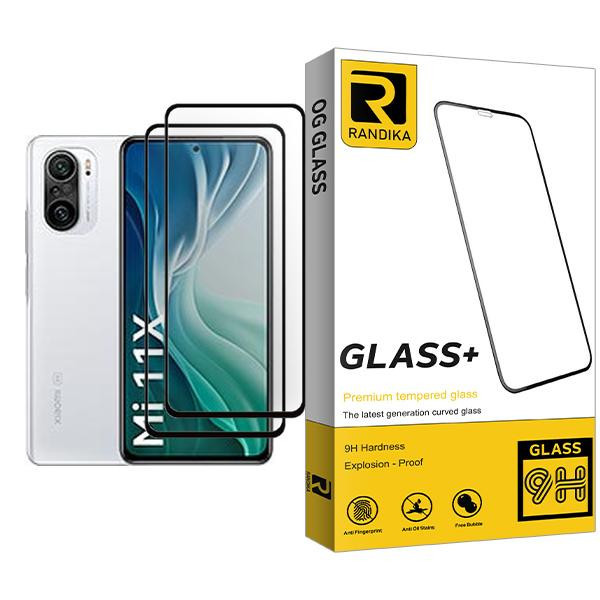 محافظ صفحه نمایش راندیکا مدل Glass MIX002 مناسب برای گوشی موبایل شیائومی Mi 11X بسته دو عددی