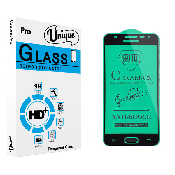 محافظ صفحه نمایش سرامیکی یونیک مدل +Clear مناسب برای گوشی موبایل سامسونگ Galaxy J5 Prime