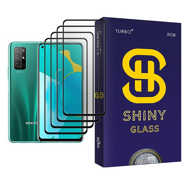 محافظ صفحه نمایش آتوچبو مدل Shiny Glass MIX004 مناسب برای گوشی موبایل آنر 30S بسته چهار عددی