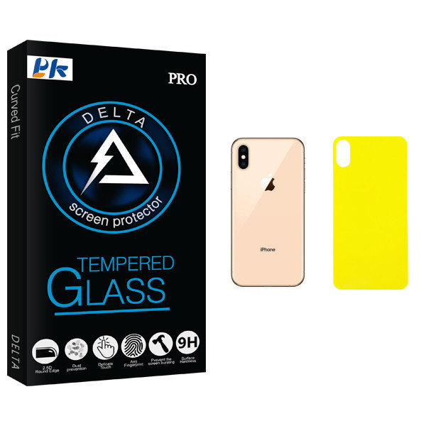 محافظ پشت گوشی پی کی مدل Delta Glass مناسب برای گوشی موبایل اپل iPhone XS