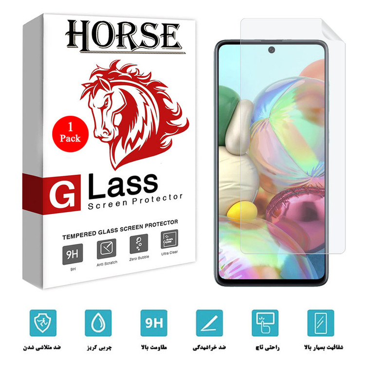 محافظ صفحه نمایش نانو هورس مدل TPU01 مناسب برای گوشی موبایل سامسونگ Galaxy A91