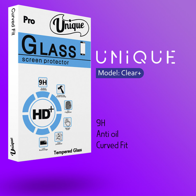 محافظ صفحه نمایش سرامیکی مات یونیک مدل +Clear مناسب برای گوشی موبایل سامسونگ Galaxy J4 Plus