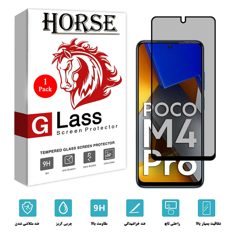 محافظ صفحه نمایش سرامیکی هورس مدل CRP مناسب برای گوشی موبایل شیائومی Poco M4 Pro 4G