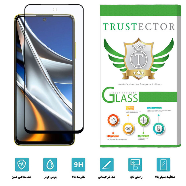 محافظ صفحه نمایش سرامیکی تراستکتور مدل CATA-Glass مناسب برای گوشی موبایل شیائومی Poco X4 Pro 5G