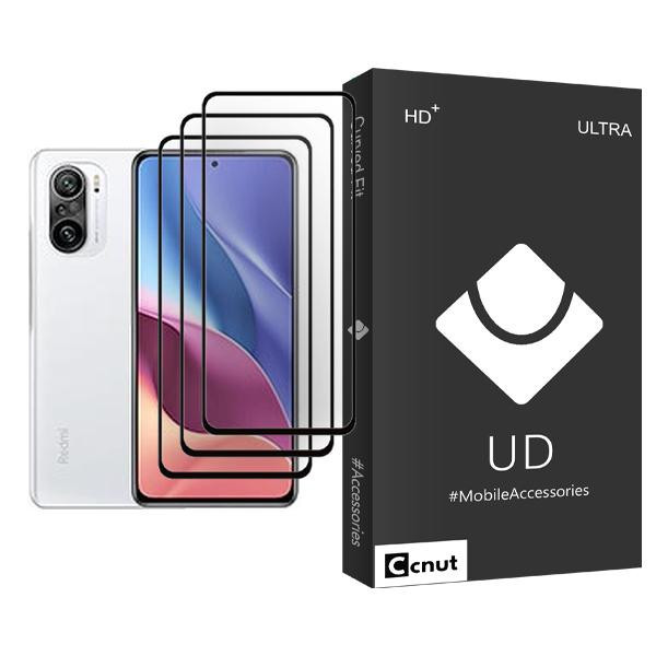 محافظ صفحه نمایش کوکونات مدل UDB Ultra MIX003 مناسب برای گوشی موبایل شیائومی Redmi K40 بسته سه عددی