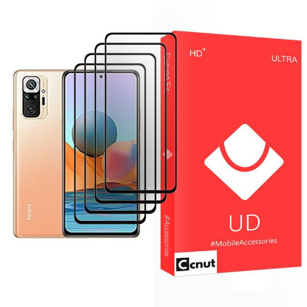محافظ صفحه نمایش کوکونات مدل UD Ultra MIX004 مناسب برای گوشی موبایل شیائومی Redmi Note 10 Pro Max بسته چهار عددی
