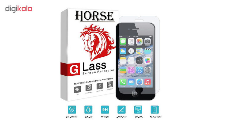 محافظ صفحه نمایش هورس مدل UCC مناسب برای گوشی موبایل اپل iPhone 4 / 4S