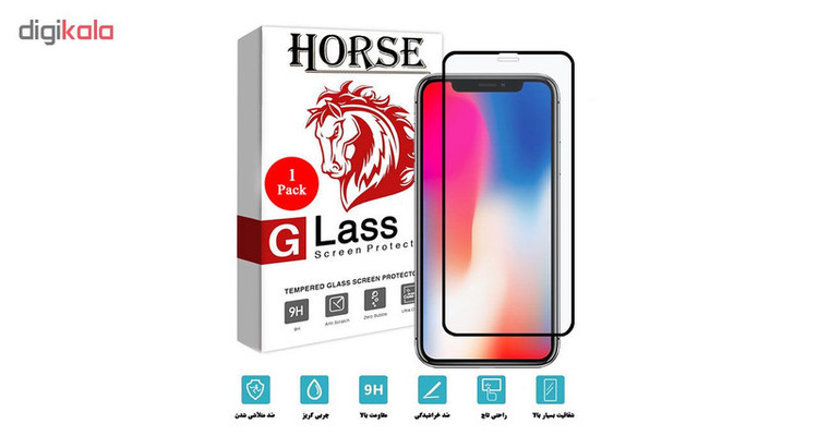محافظ صفحه نمایش مات هورس مدل MSC مناسب برای گوشی موبایل اپل iPhone XR