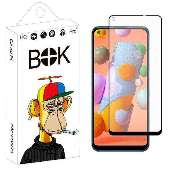 محافظ صفحه نمایش سرامیکی مات بوک مدل Flexible مناسب برای گوشی موبایل سامسونگ Galaxy A11 / M11 / شیائومی Redmi Note 9