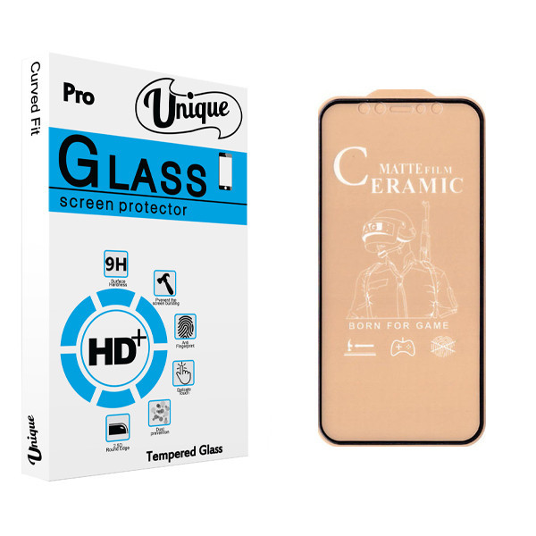 محافظ صفحه نمایش سرامیکی یونیک مدل +Clear مناسب برای گوشی موبایل اپل iPhone 11 Pro