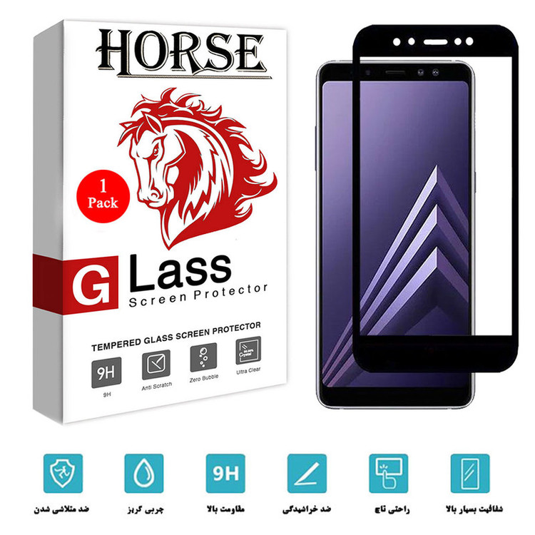 محافظ صفحه نمایش سرامیکی هورس مدل CMC-H مناسب برای گوشی موبایل سامسونگ Galaxy A8Plus 2018