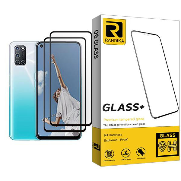 محافظ صفحه نمایش راندیکا مدل Randika Glass MIX002 مناسب برای گوشی موبایل اوپو A52 بسته دو عددی