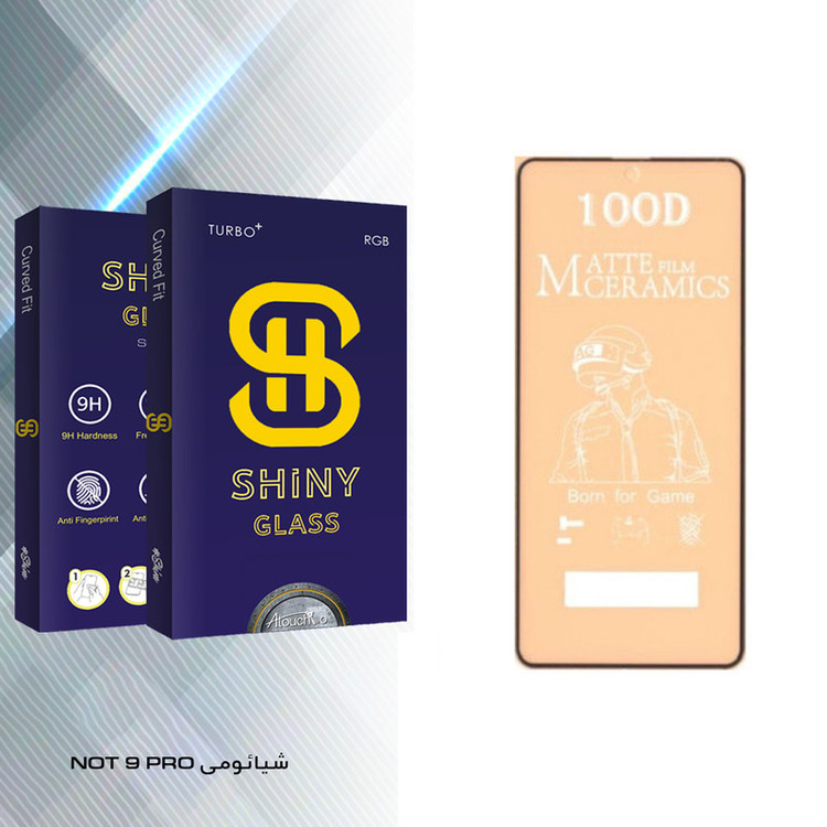 محافظ صفحه نمایش مات آتوچبو مدل Shiny Glass مناسب برای گوشی موبایل شیائومی NOT 9 PRO