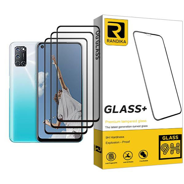 محافظ صفحه نمایش راندیکا مدل Randika Glass MIX003 مناسب برای گوشی موبایل اوپو A52 بسته سه عددی