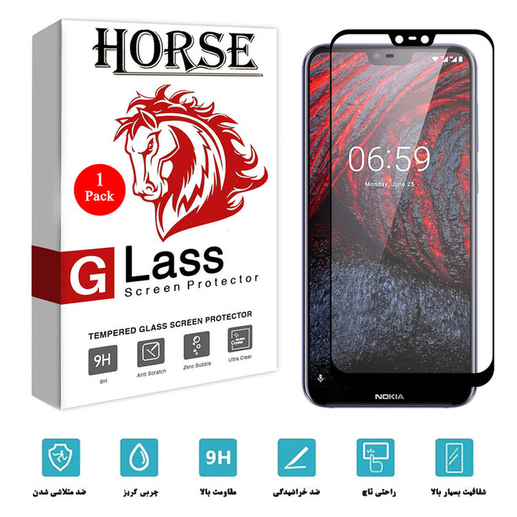 محافظ صفحه نمایش سرامیکی هورس مدل CMA-H مناسب برای گوشی موبایل نوکیا 6.1 Plus