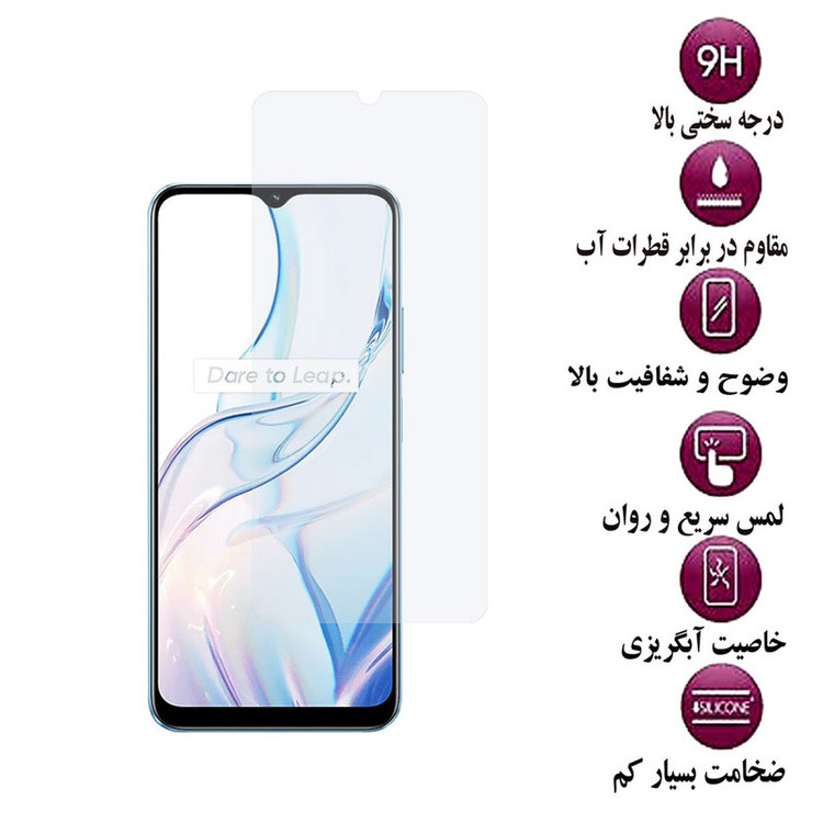 محافظ صفحه نمایش گلس استار مدل SIMPLS مناسب برای گوشی موبایل ریلمی C30s