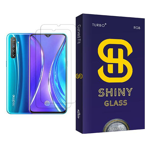 محافظ صفحه نمایش آتوچبو مدل Shiny Glass MIX002 مناسب برای گوشی موبایل ریلمی XT 730G بسته دو عددی