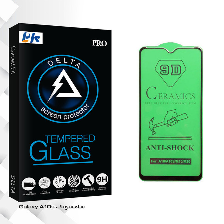 محافظ صفحه نمایش سرامیکی پی کی مدل Delta Glass مناسب برای گوشی موبایل سامسونگ Galaxy A10s