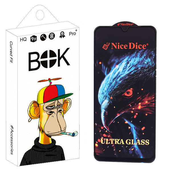 محافظ صفحه نمایش بوک مدل NICE DICE مناسب برای گوشی موبایل سامسونگ GALAXY A03S / A03 CORE /A13 5G / A12 / A02 / A02S / A32 5G / M02 / M02S / M12 / M32 5G / F12 / F02S / A13 / A23