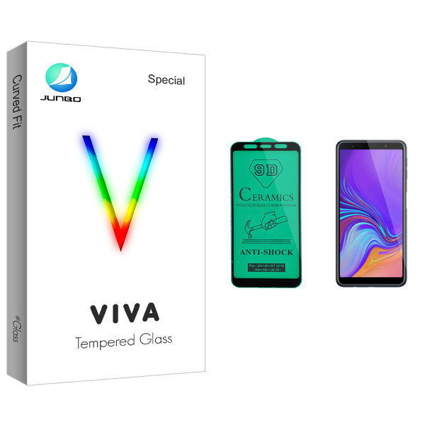 محافظ صفحه نمایش سرامیکی جانبو مدل Viva Glass مناسب برای گوشی موبایل سامسونگ Galaxy A7 2018/A750