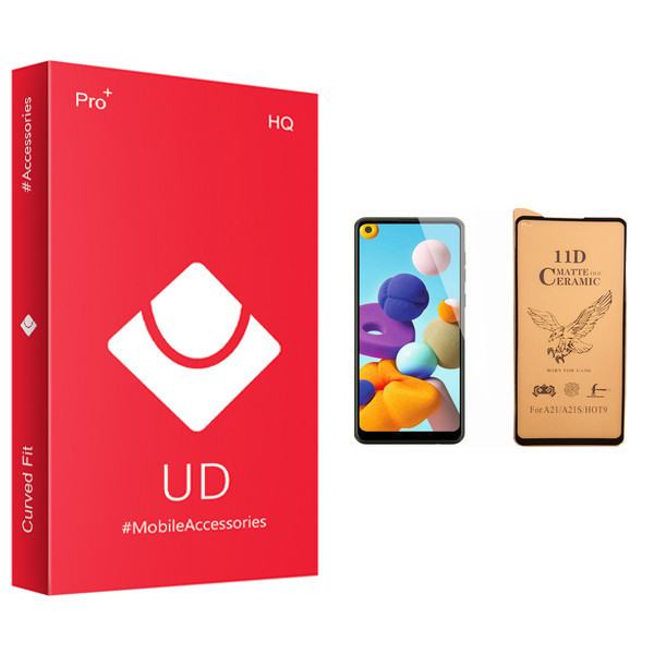 محافظ صفحه نمایش سرامیکی یو دی مدل HQ مناسب برای گوشی موبایل سامسونگ Galaxy A21