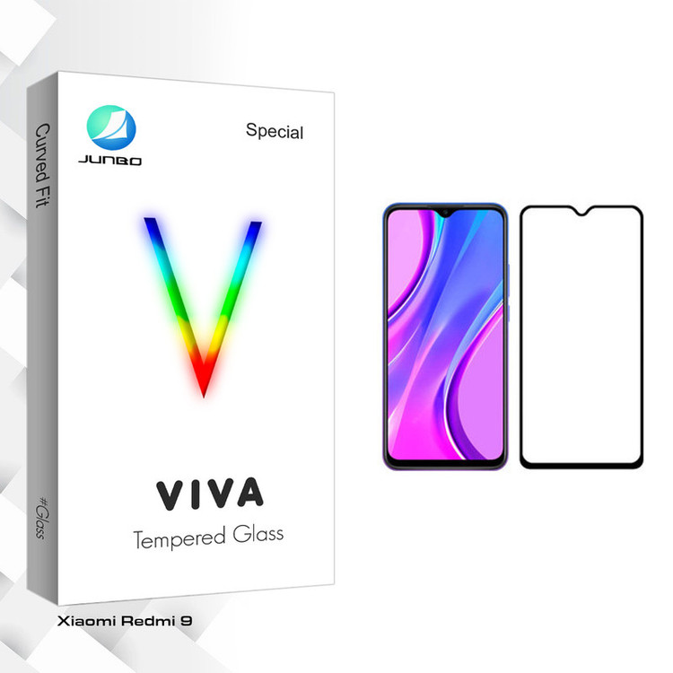 محافظ صفحه نمایش جانبو مدل Viva Glass مناسب برای گوشی موبایل شیائومی Redmi 9