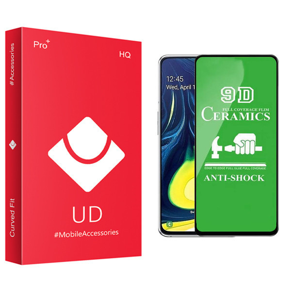 محافظ صفحه نمایش 9D یو دی مدل HQ مناسب برای گوشی موبایل شیائومی Redmi note 8 pro