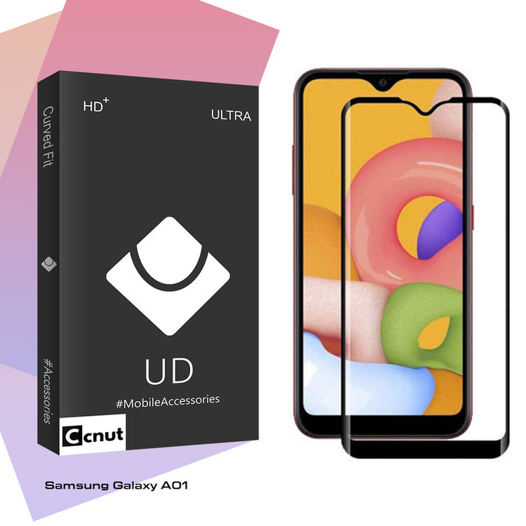 محافظ صفحه نمایش سرامیکی کوکونات مدل UD Black مناسب برای گوشی موبایل سامسونگ Galaxy A01